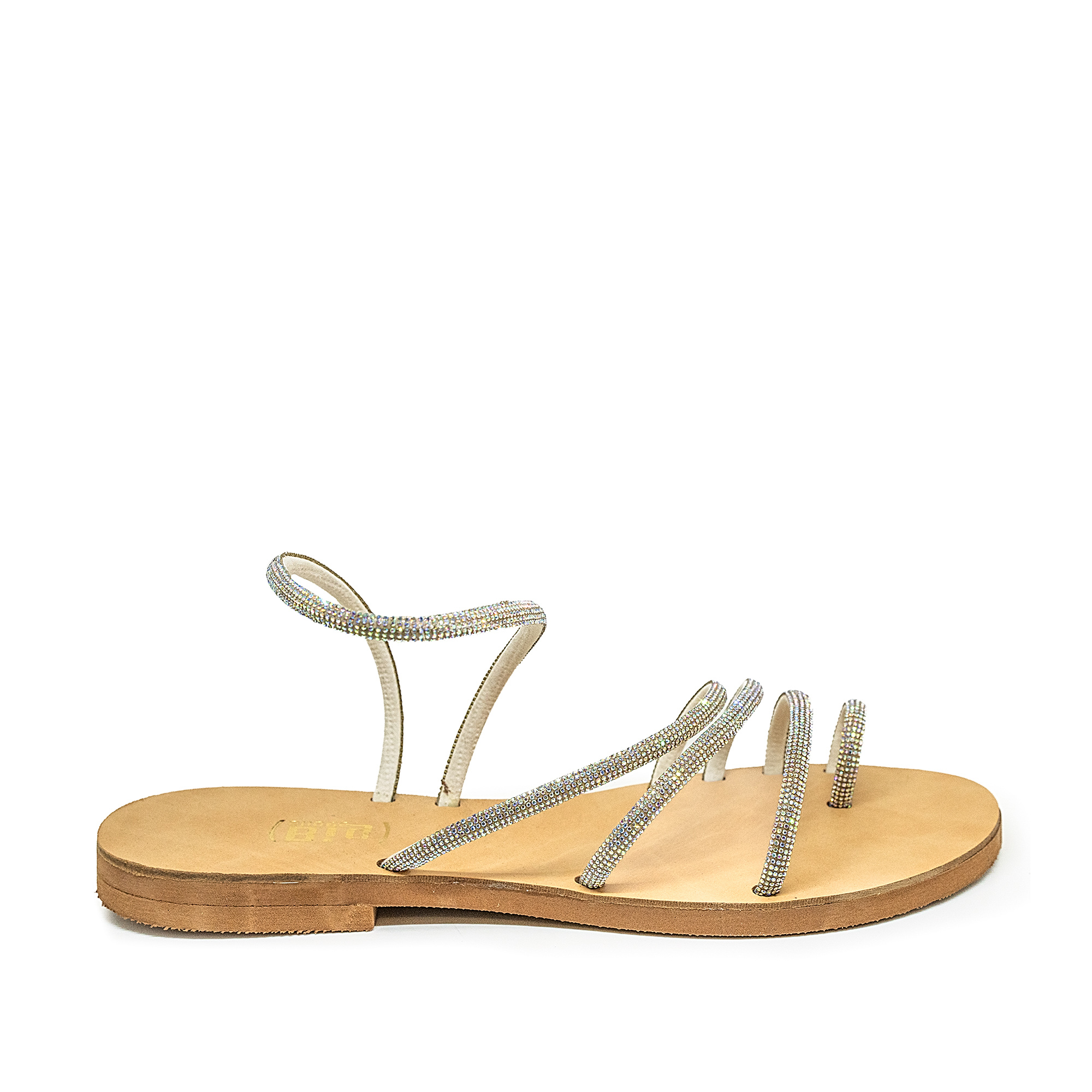 Bigshoes Bigshoes GA0114-N06 Δερμάτινο Σανδάλι Χρυσό